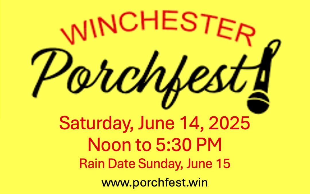 Porchfest: Saturday, June 14