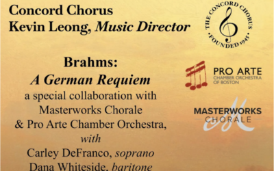 Brahms’ A German Requiem, May 17