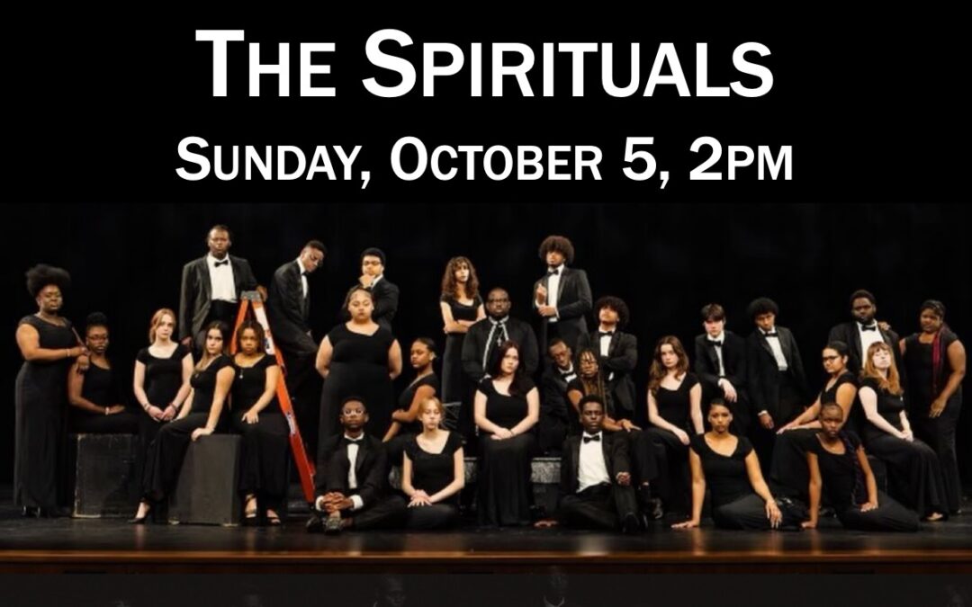 BAA Spirituals Ensemble Concert at Crawford, Oct 25
